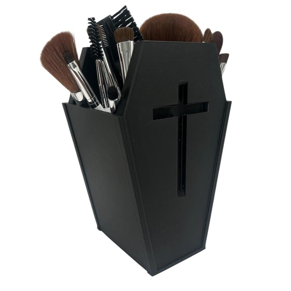 🖤 Coffin Desk Organizer – For the Beautifully Dark & Chaotically Organized 🦇